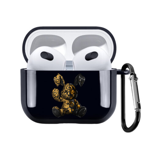 Чехол на AirPods 3 с принтом - Зайка Золотая хохлома