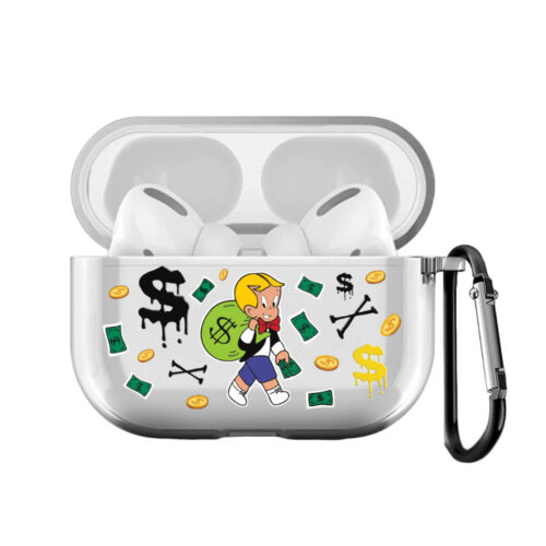 Чехол на AirPods Pro 2 с принтом - Богатый мальчик