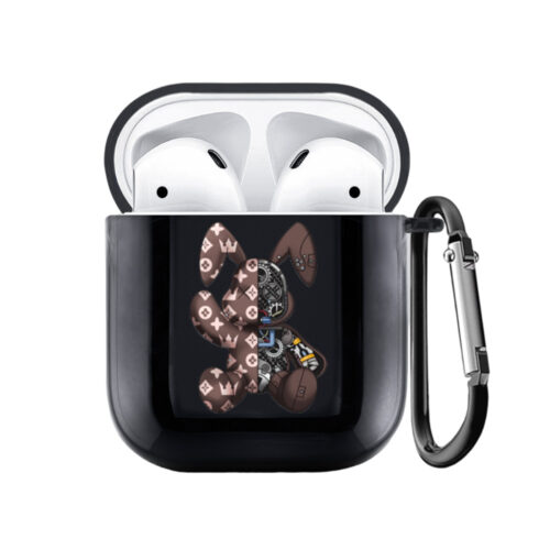 Чехол на AirPods 1/2 с принтом - Коричневая Зайка